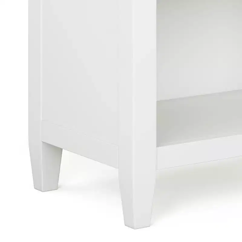 24" Sterling Solid Wood Nightstand White - WyndenHall