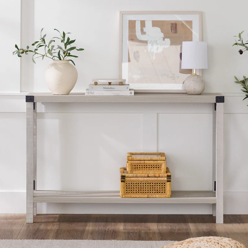 Middlebrook 46-inch X-frame Farmhouse Entry Table