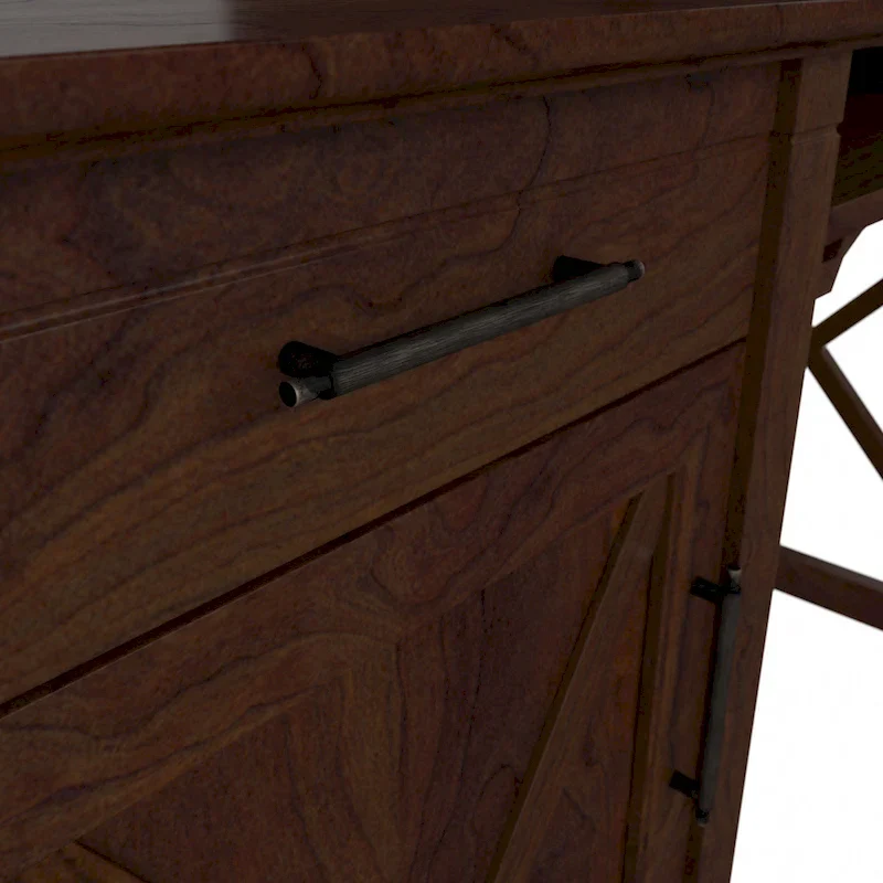 48W Small Computer Desk with Hutch