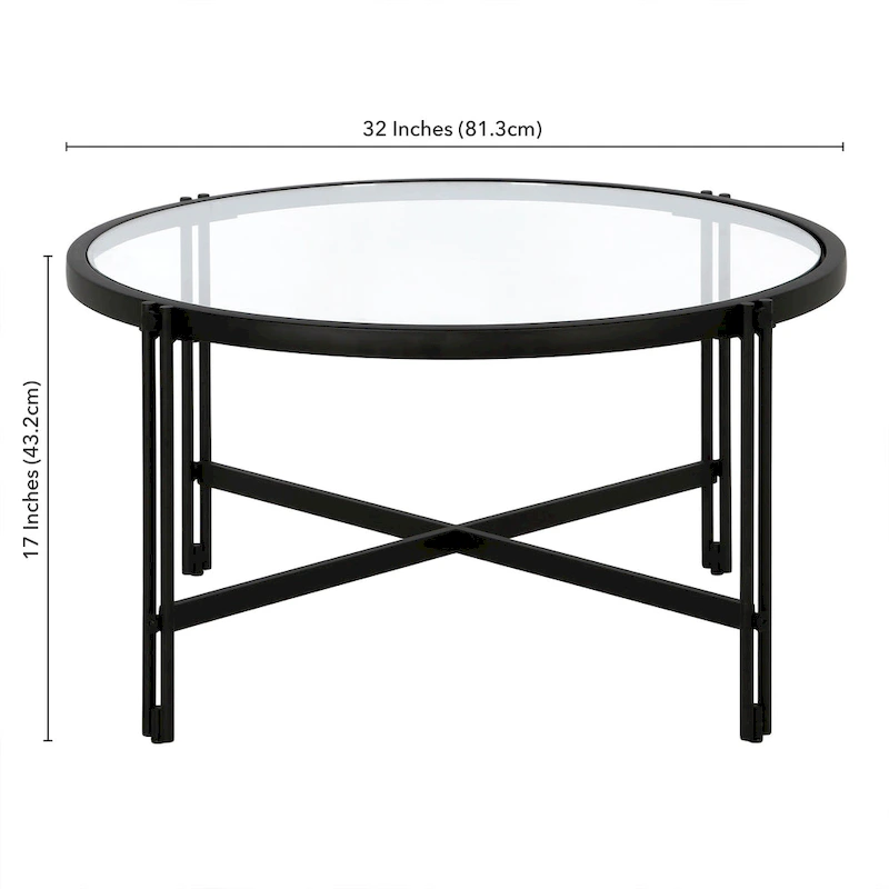 Inez 32 Wide Round Coffee Table