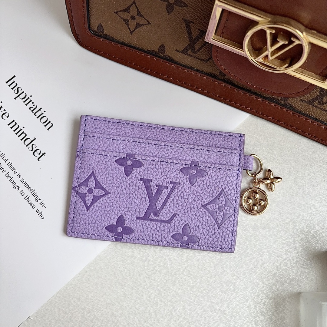 LL Embossed Petal 07 Card Holder - Vania Cases