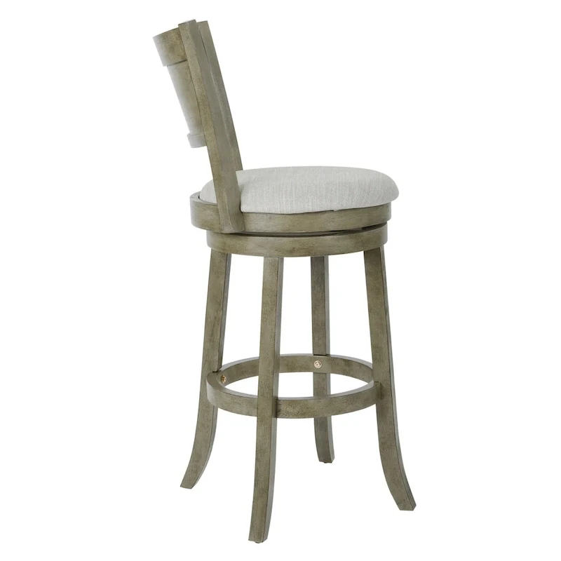 McNiven 30-inch Swivel Stool with Solid Back