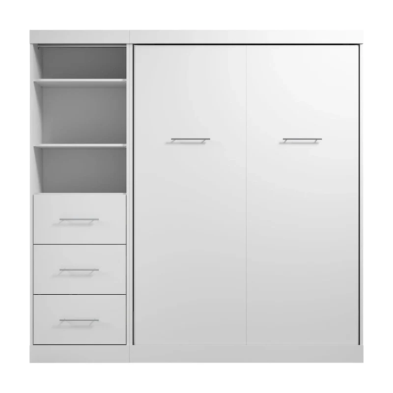 Murphy Bed and Wardrobe Storage Combo with Drawers