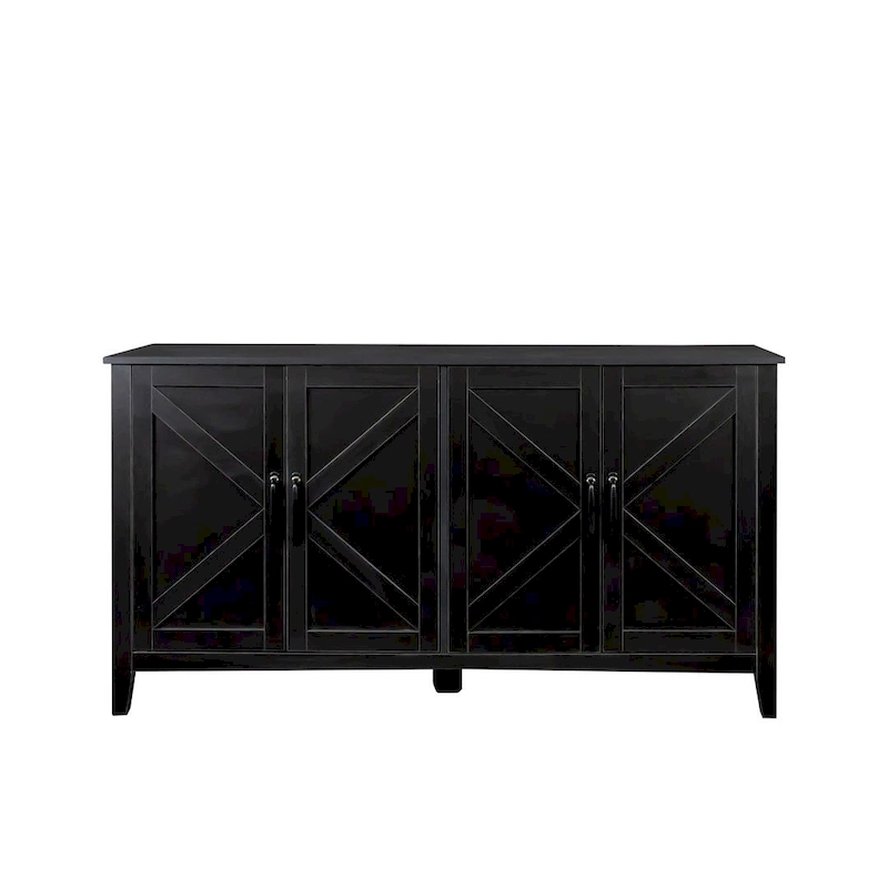 59 Freestanding Storage Cabinet with 4 Doors Buffet/Sideboard