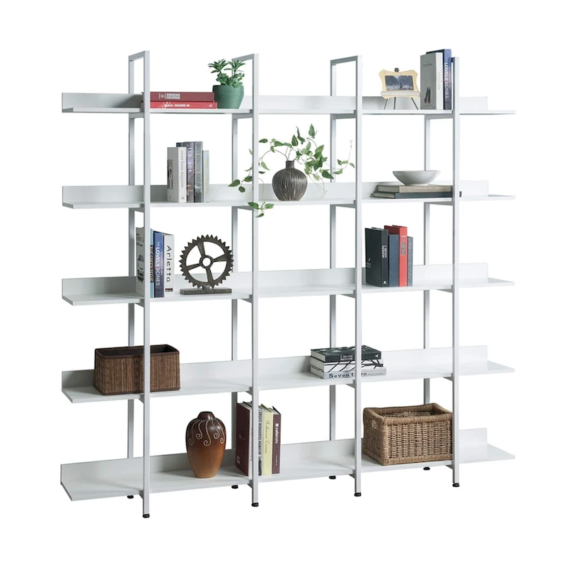 5 Tier Bookcase Home Office Open Bookshelf