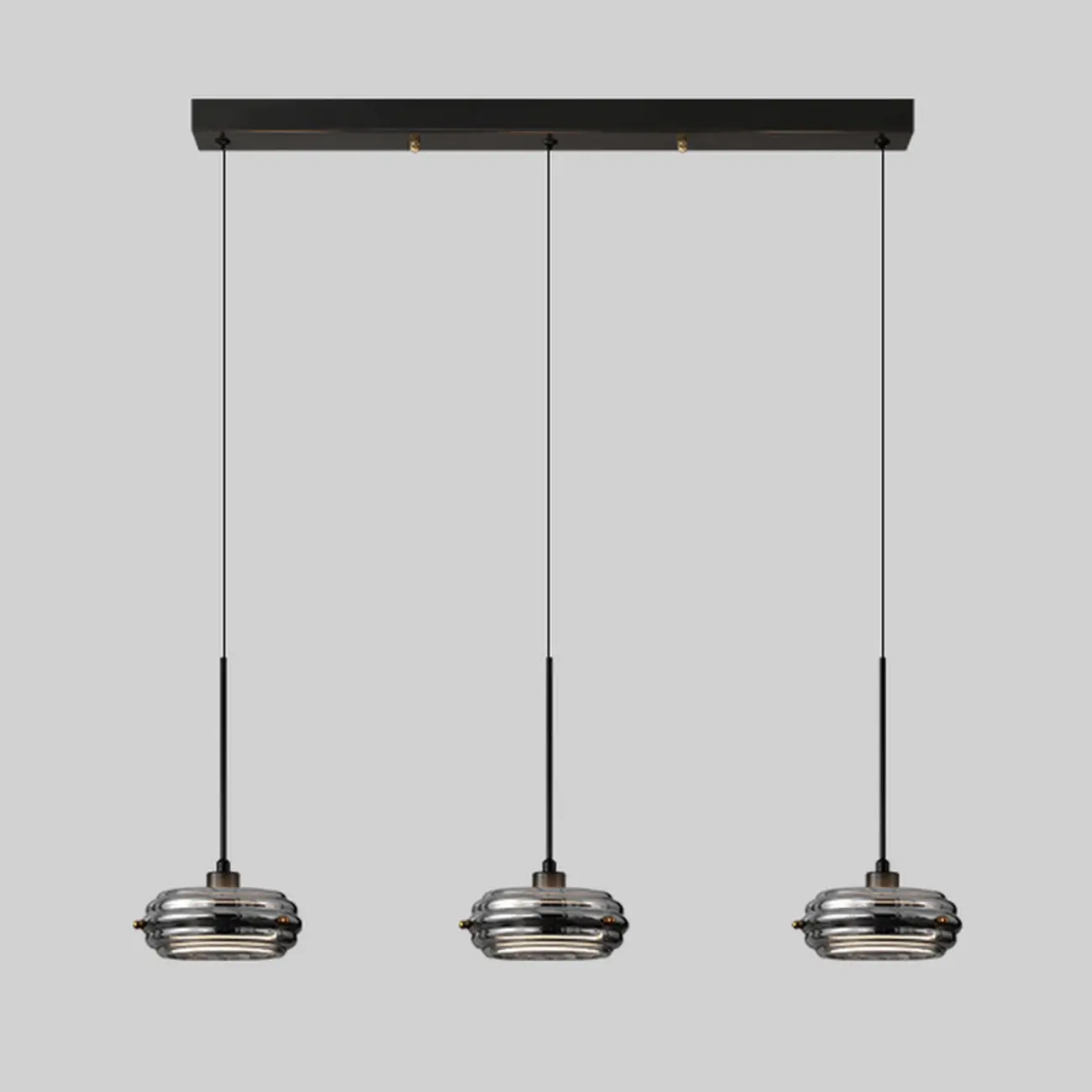 Modern Metal Drum Shade Adjustable Island Pendant Light for Kitchen