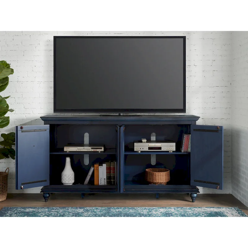 Garden District Solid Wood 65 TV Stand Console