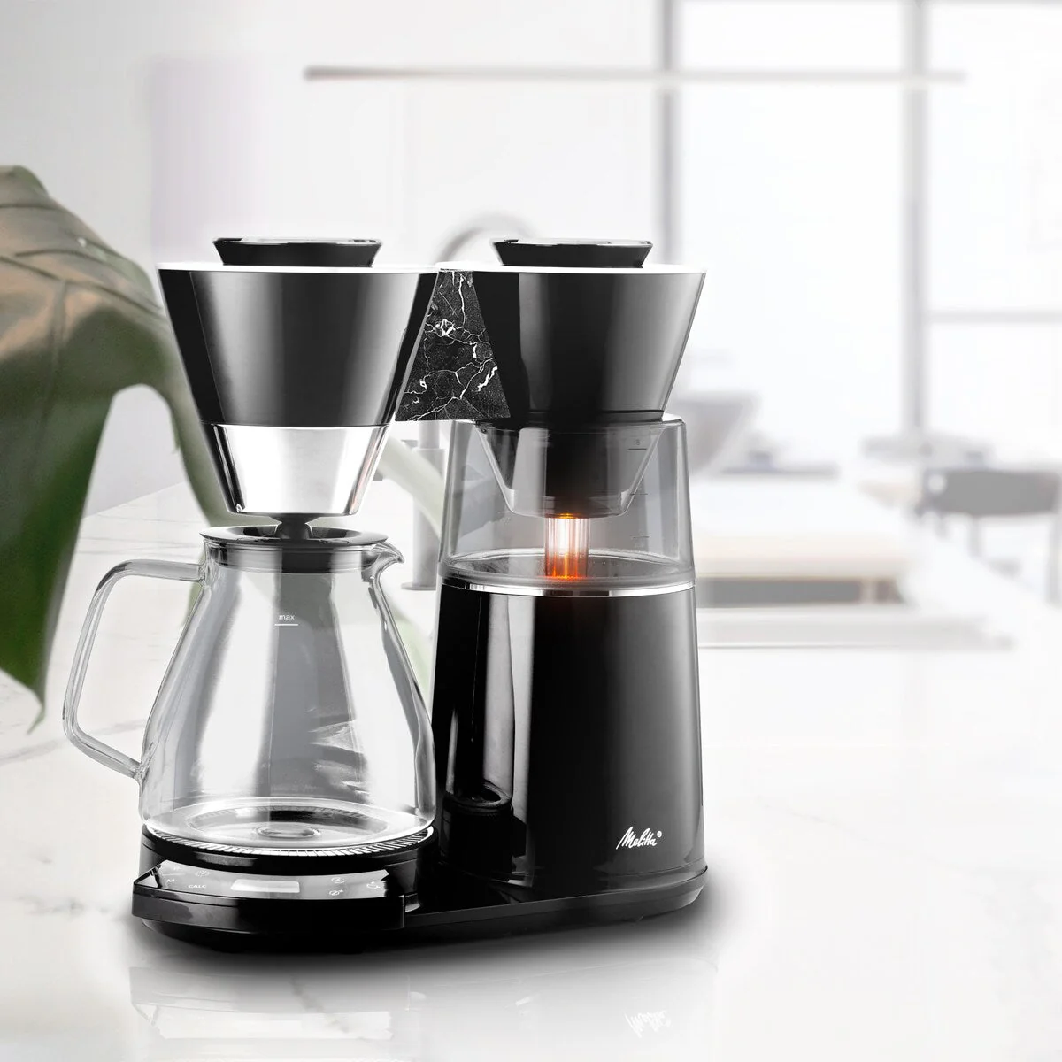 Vision 12-Cup Luxe Drip Coffee Maker with Revolving Dashboard