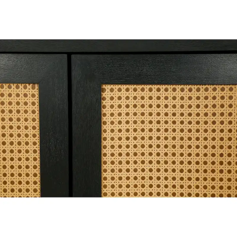 Rattan Sideboard Buffer Cabinet