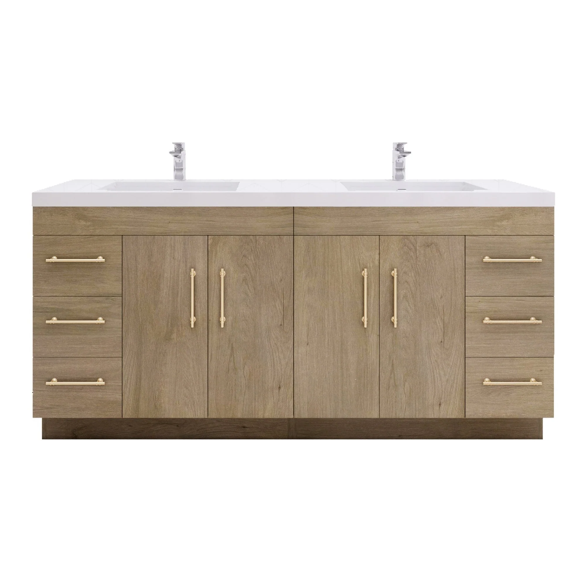 Eliza 72'' Freestanding Vanity with Double Sink