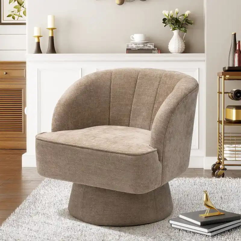 Pellebant Swivel Accent Chair Armchair Sofa for Living Room Bedroom