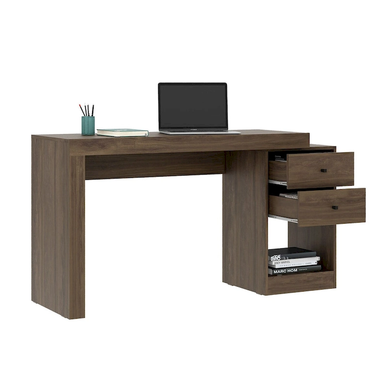 Modern Designs Expandable 47 to 61 Inches Long Home Office Desk