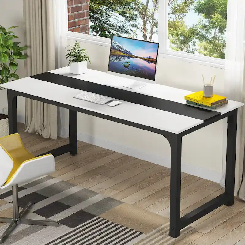 70.8 Large Computer Desk Conference Table with Thicken Frame
