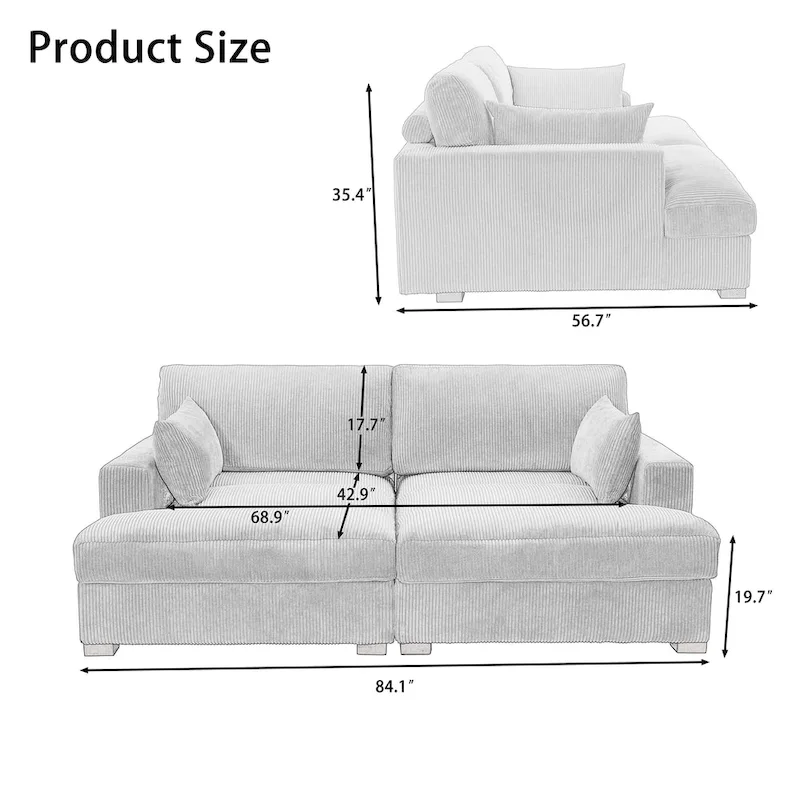 Modern Sectional Sofa Set