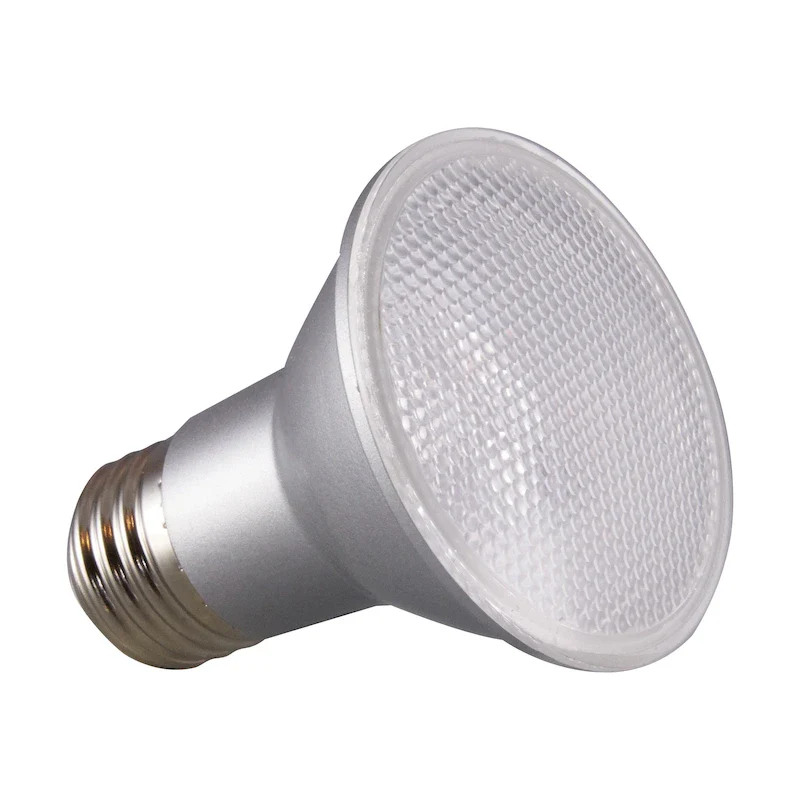 6.5 Watt PAR20 LED 5000K 25 deg. Beam Angle Medium base 120 Volt - Clear