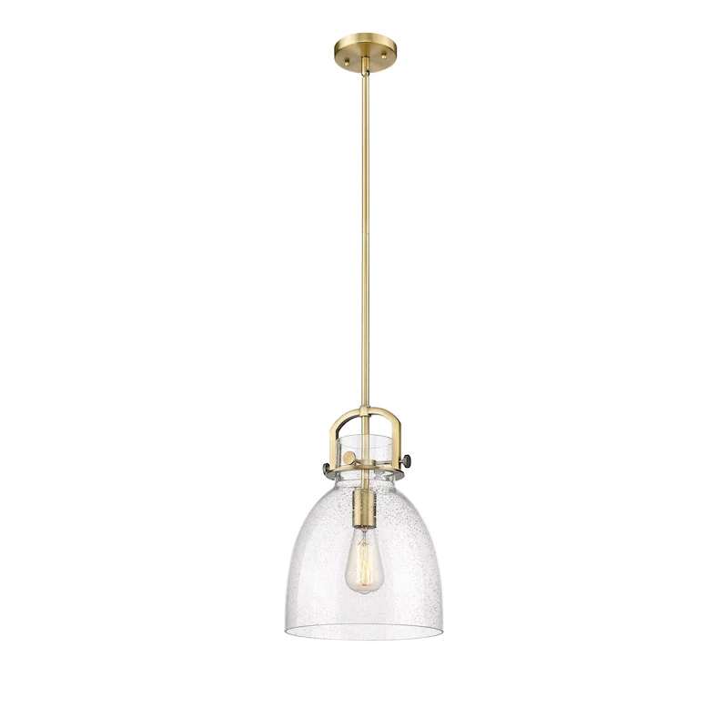 Innovations Lighting Newton Bell - 1 Light 10  Stem Hung Pendant