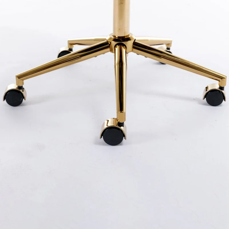 Furniture Office Chair,Artificial rabbit hair Home Office Chair with Golden Metal Base