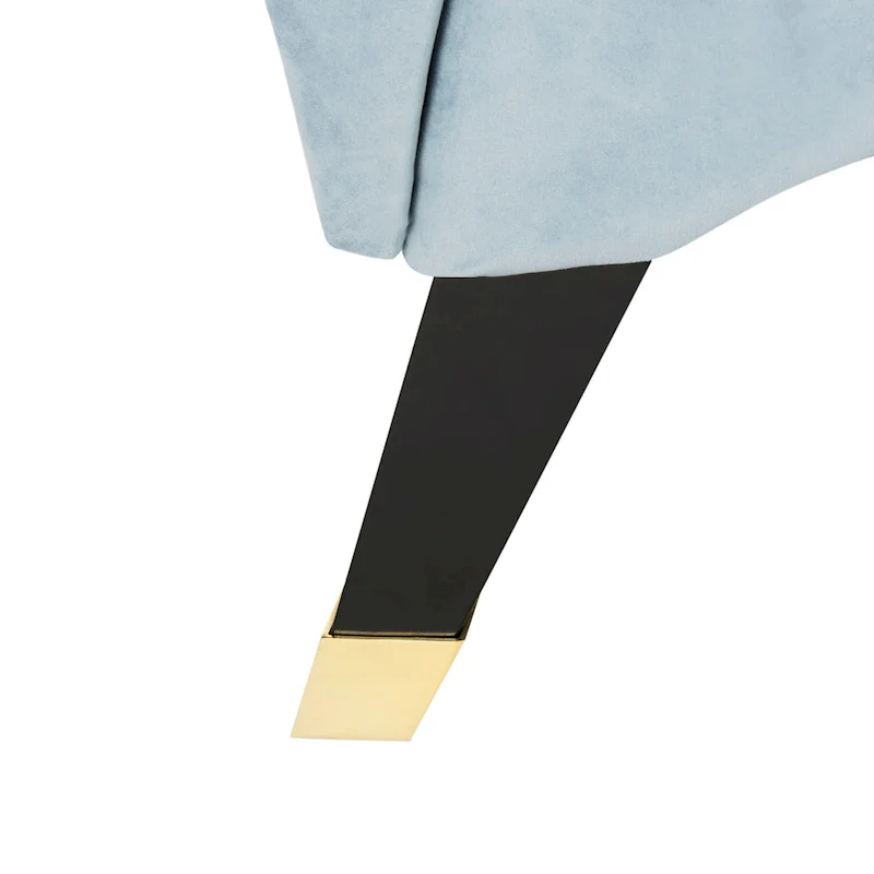 Mid-Century Modern Chaise with Pillow - 63Wx28Dx30H