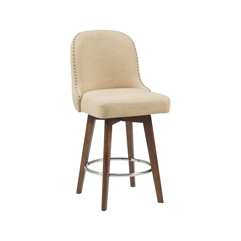 Counter Stool with 360-Degree Swivel Seat