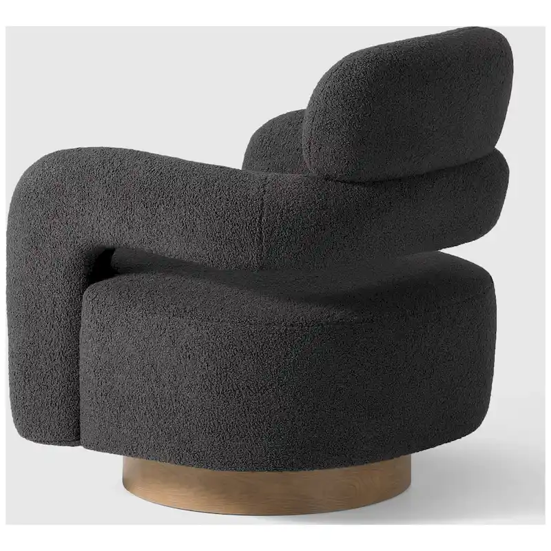 Bayville 29 Wide Sherpa Swivel Chair (Set of 2)