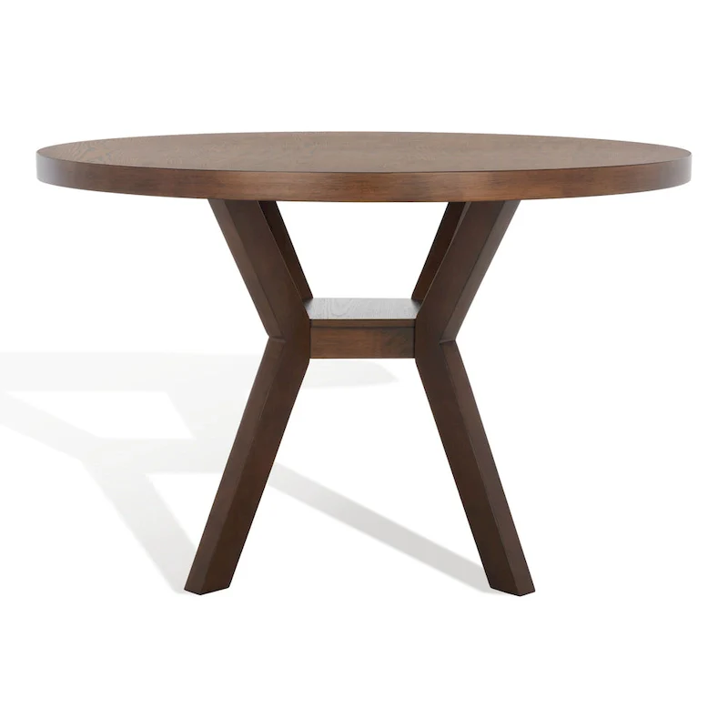 Round Solid Wood Dining Table, 48