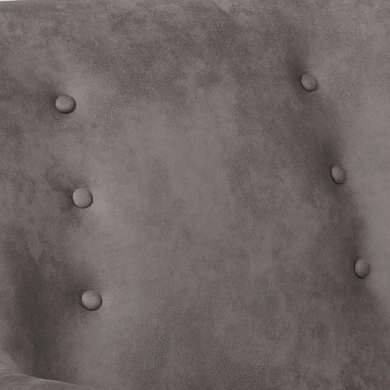 Valla Modern Wood Button Tufted Flared Arms Accent Chair by Carson Carrington