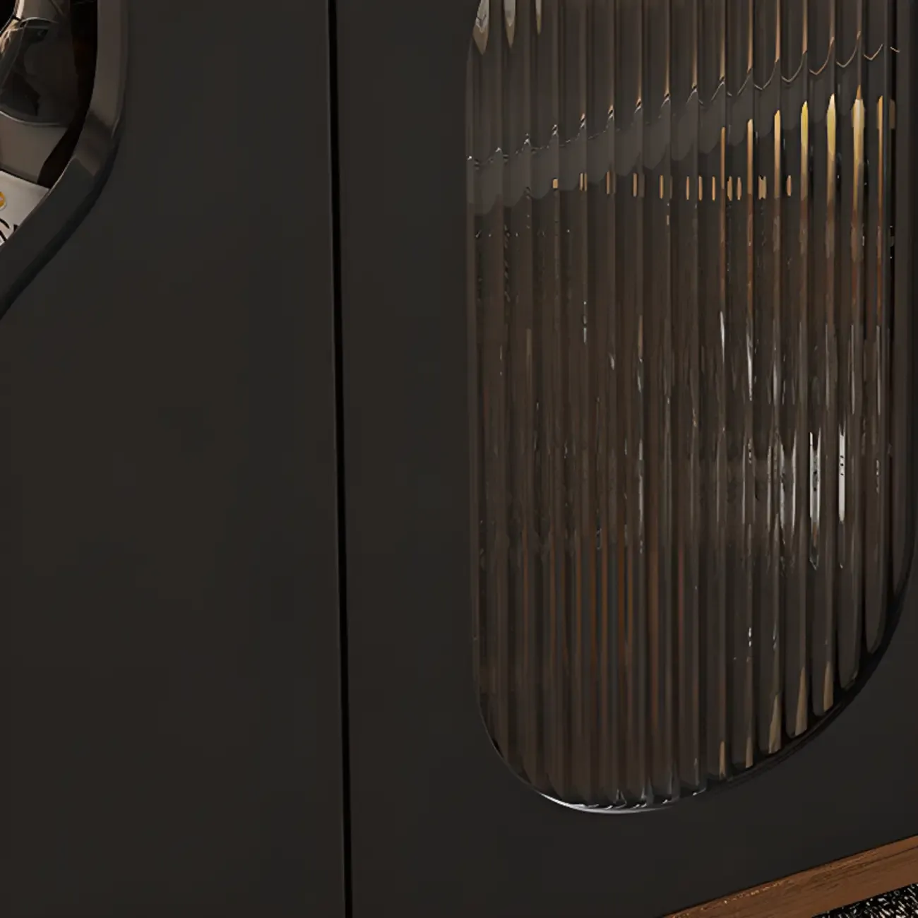 Multi-levelled Fold Away Chairside Table with Roller Wheels