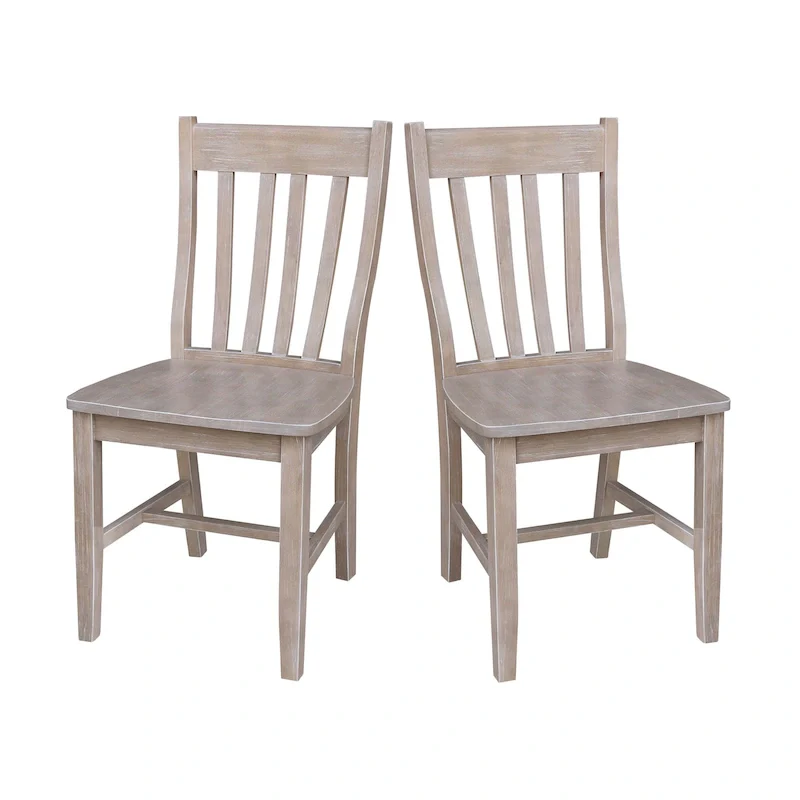 Quince Solid Wood Schoolhouse Chairs, Set of 2