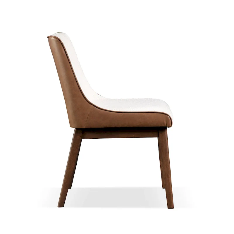 Beau III Mid-century 2-Pack Wingback Dining Chair Set