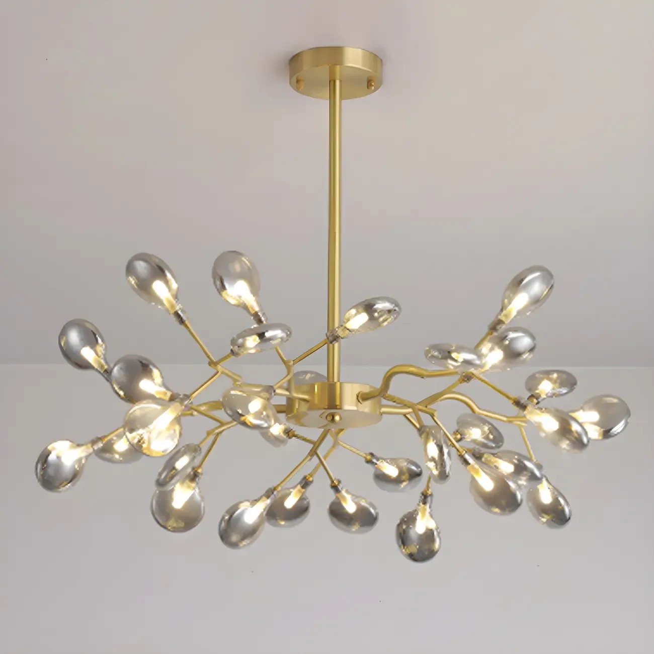 Modern Gold Metal Fireflies Island Pendant Light