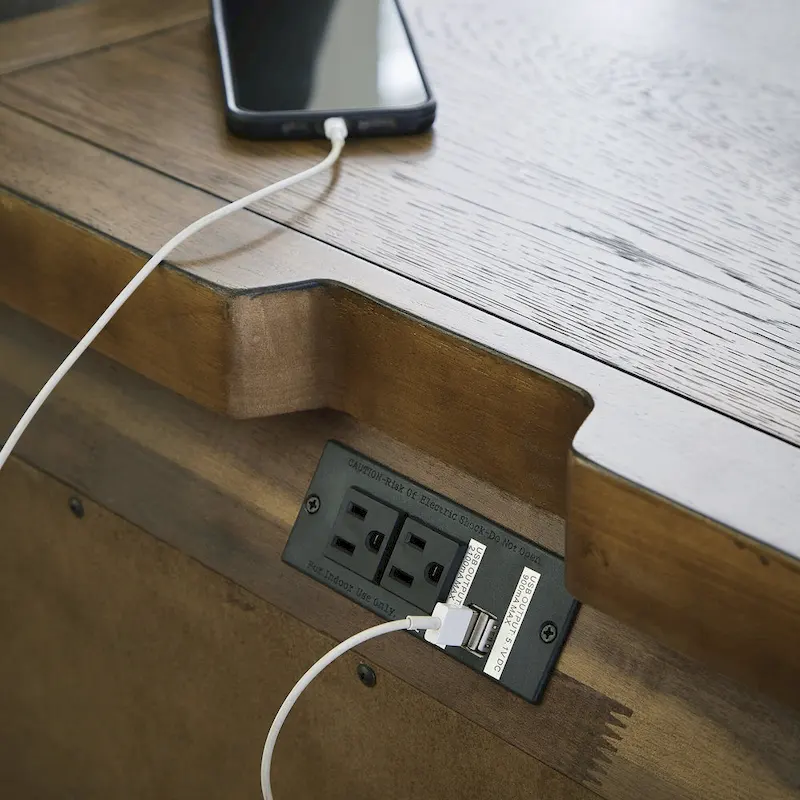 Signature Design by Ashley Cabalynn Light Brown Nightstand