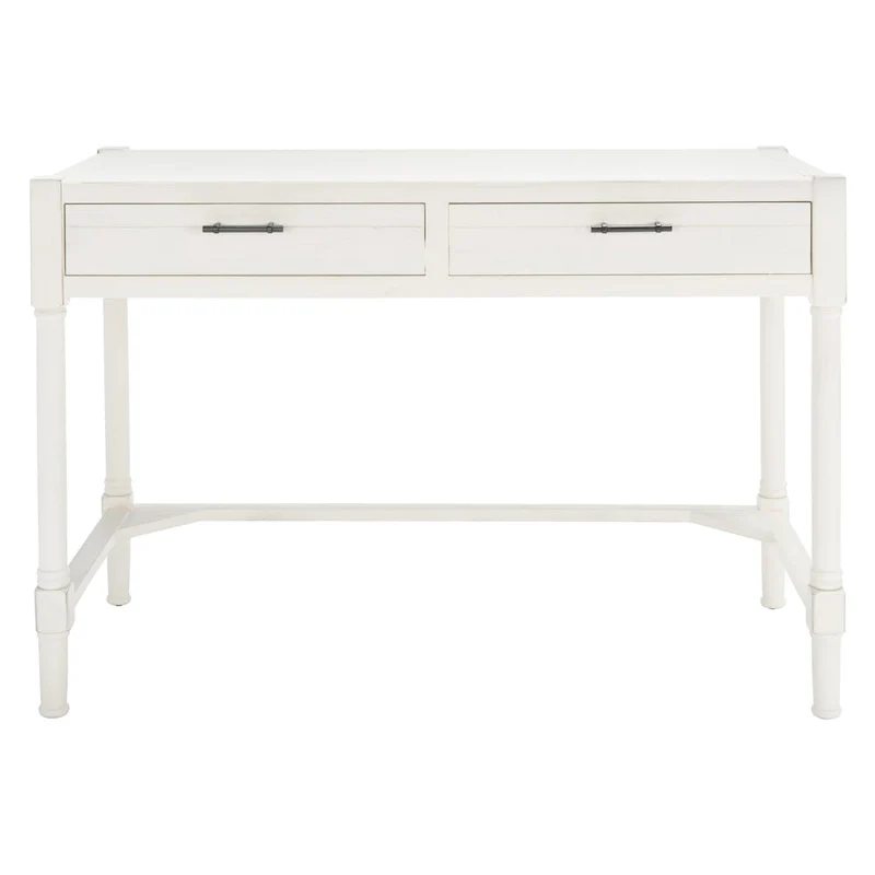 Zennure White Washed Grey Writing Desk