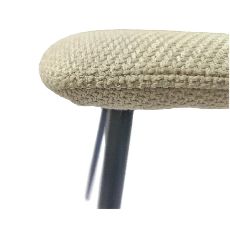 4 Piece Dining Chair Set Modern Kitchen Chairs with Black Metal Legs