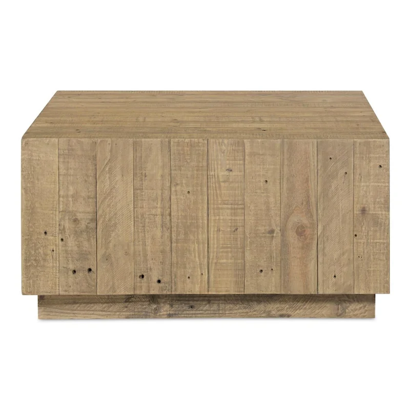 Niall, Square Wooden Coffee Table, Brown - 31.5 X 31.5 X 16