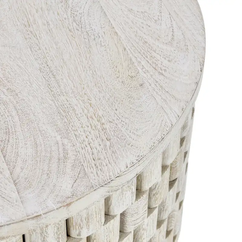 25-inch Round End Table, 25