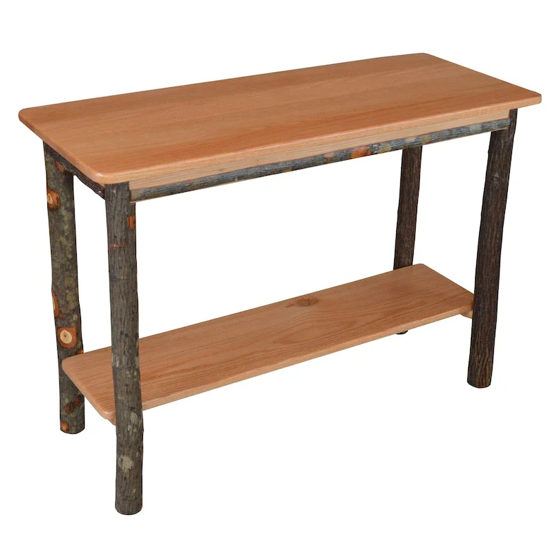 Hickory Log Console Table