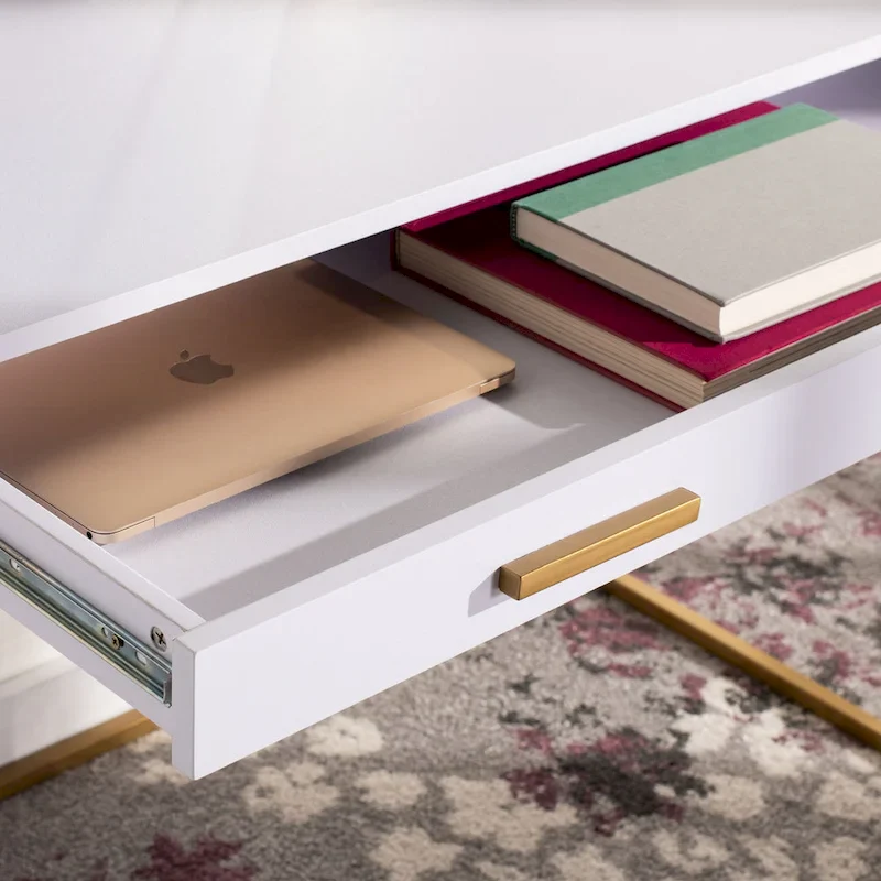SAFAVIEH Ilo Glam 1-Drawer Console Desk