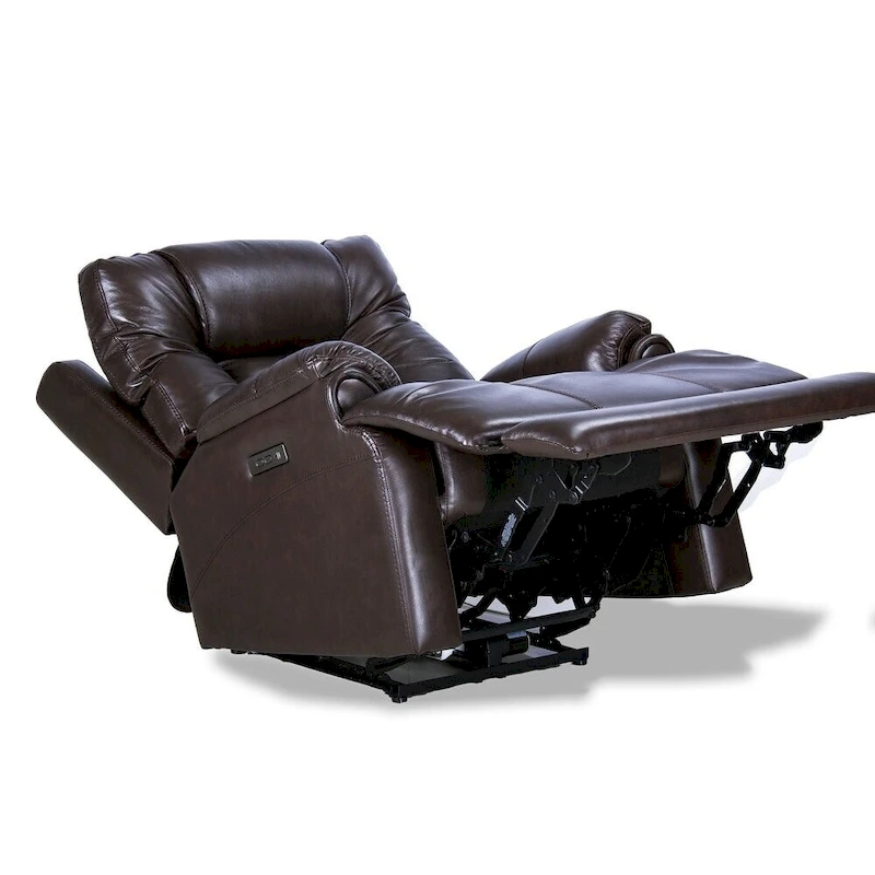 Genuine Top Grain Adjustable Headrest Extendable Footrest Zero Gravity Reclin Power Recliner