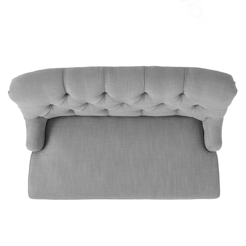 Nicole Polyester Blend Fabric Settee by Christopher Knight Home - 29.25L x 43.75W x 30.50H