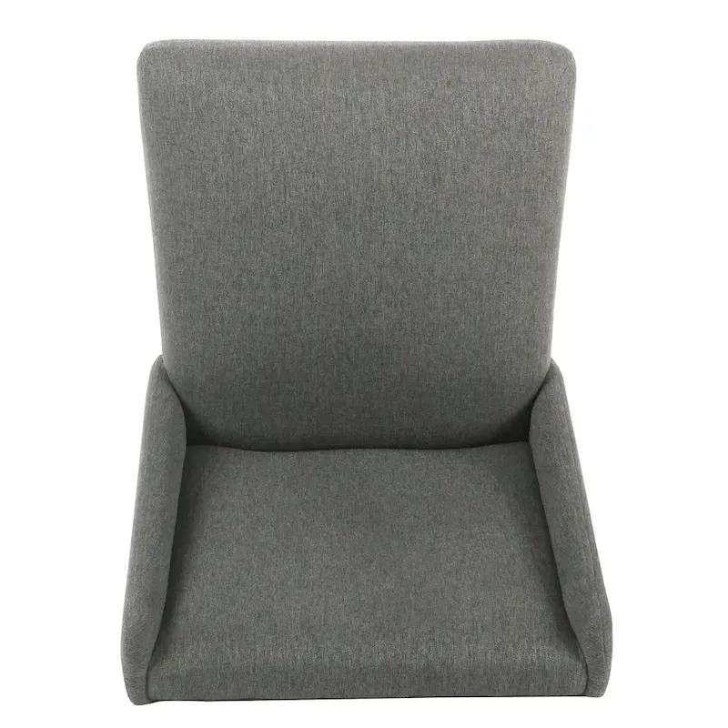 HomePop Dinah Modern 24 Counter Stool - Pewter - 24 inches - 24 inches