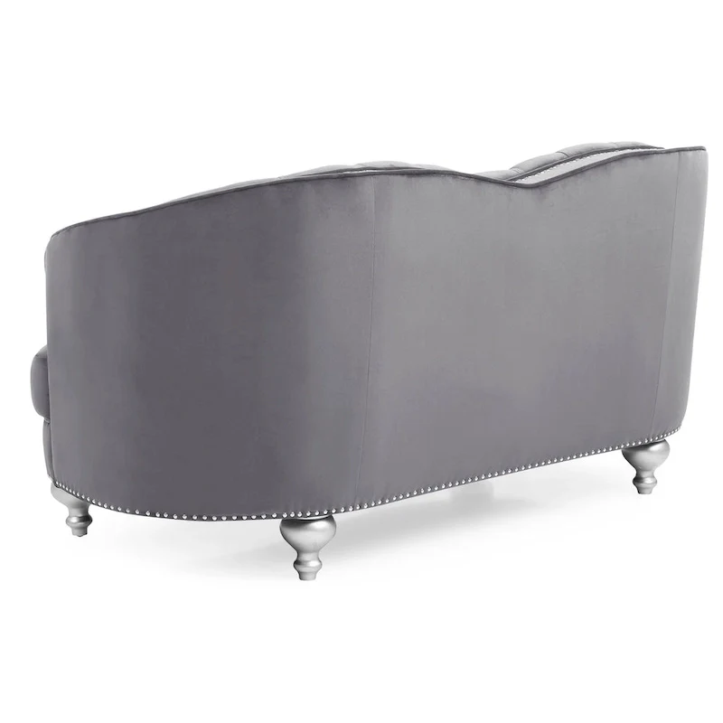 Blue Traditional Loveseat