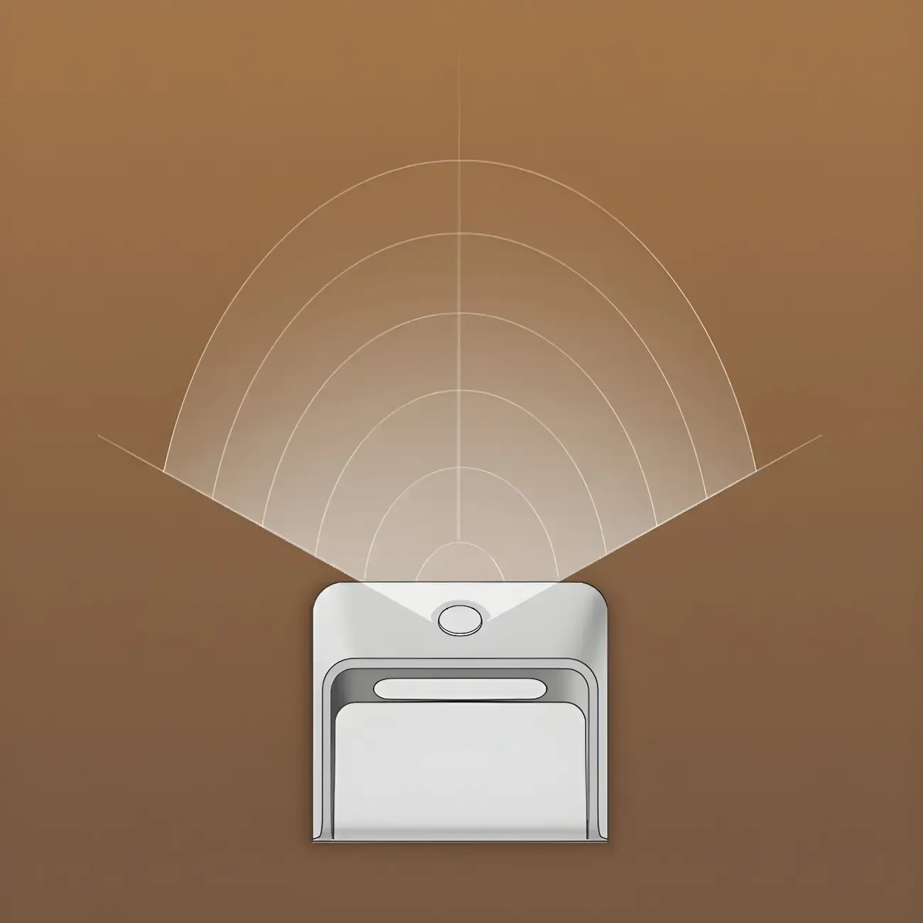 Modern Plastic White Rechargeable Wall Sconce