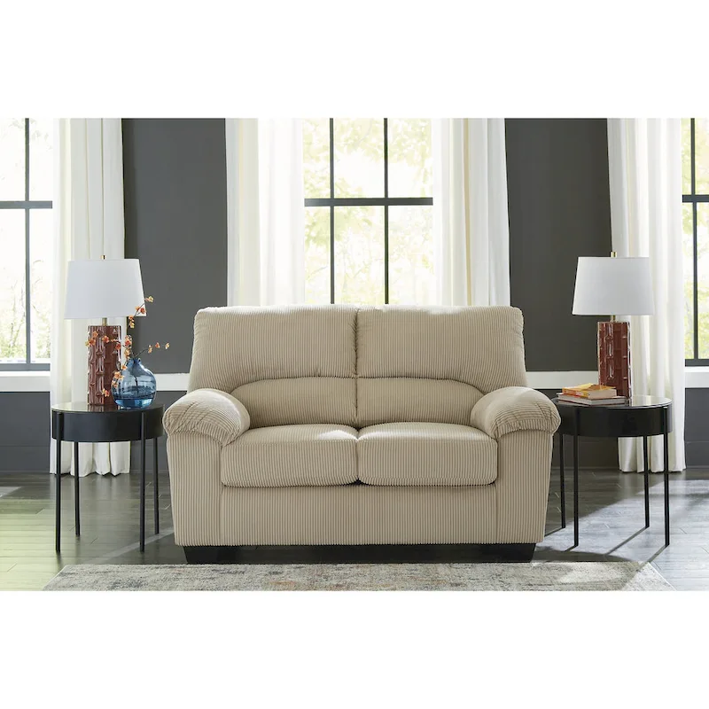 Signature Design by Ashley SimpleJoy Loveseat - 63W x 38D x 40H