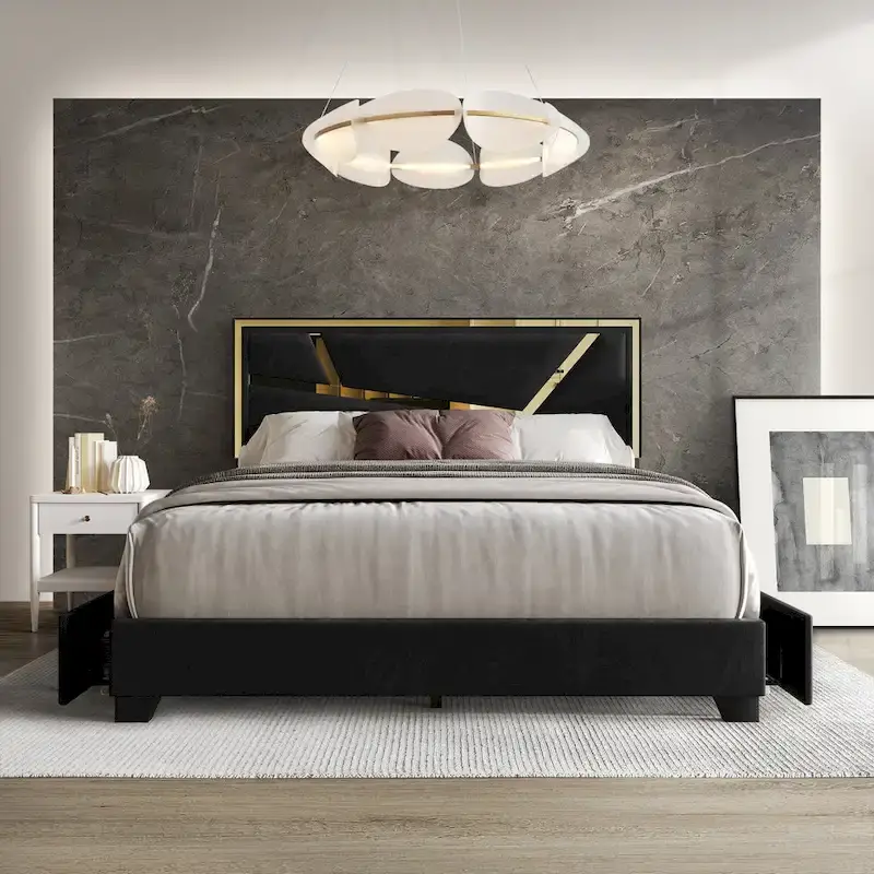CraftPorch Elegance Platform Bed