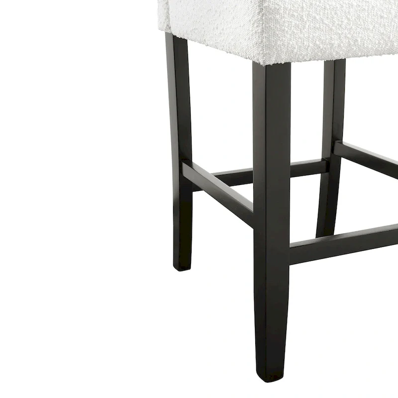 Strick & Bolton Lange Modern Upholstered Counter Height Chair (Set of 2)