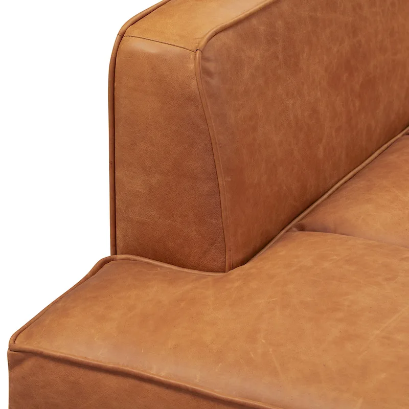 Poly & Bark Jasper Daybed - Full Grain Genuine Italian Leather