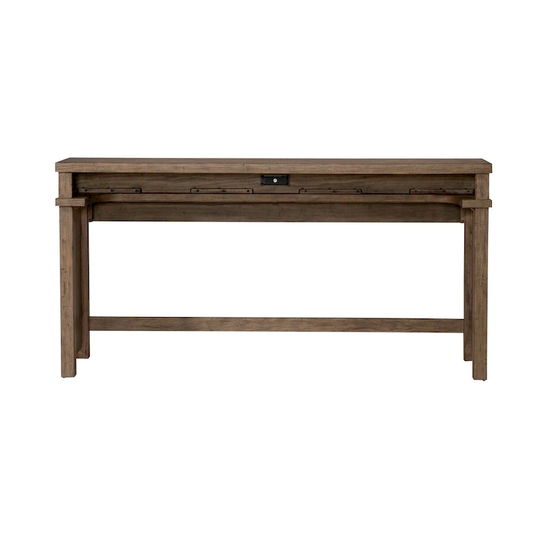 Pinebrook Ridge Weathered Toffee 4 Piece Console Table Set