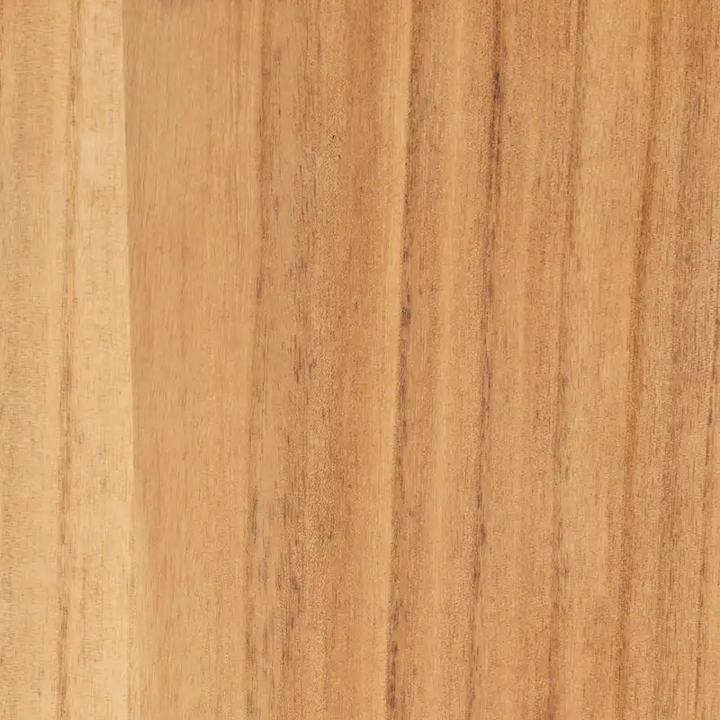 Falan Mid-Century Modern 2-Drawer Wood Console Table with Rattan-Oak