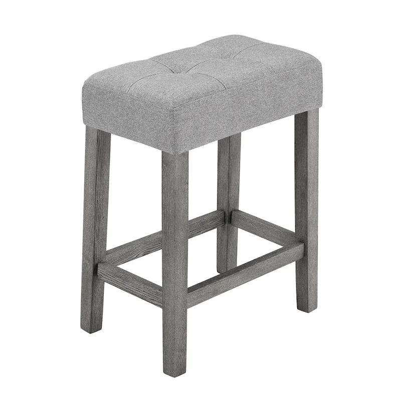 Bar Dining Table Set and 3 Bar Stools with Power Outlet Kitchen Breakfast Nook Wooden Dining Table Chairs Sets