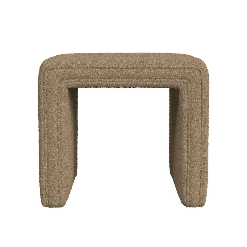 HomePop Modern Channel Ottoman